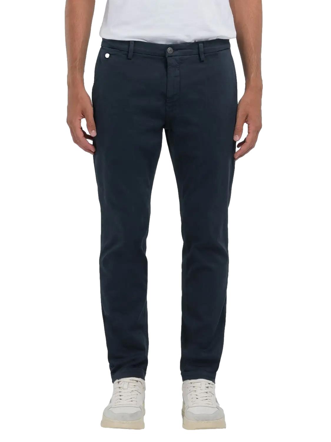 Replay Benni regular-fit-chino Bukse Blå - chrismoa.no