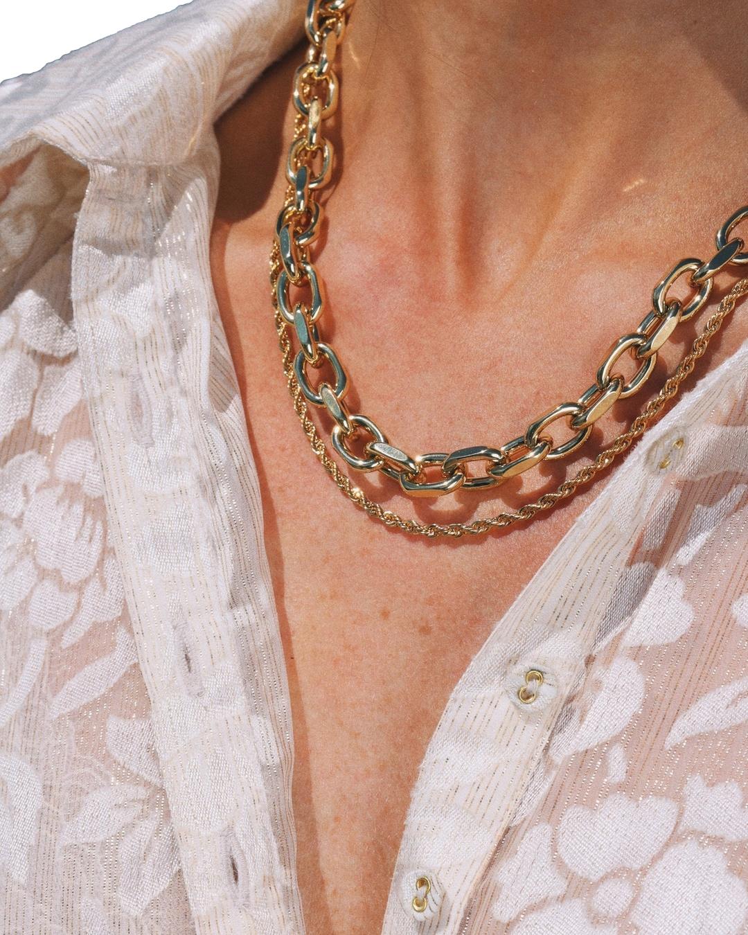 By TiMo The Chunky Chain Smykke Gull - chrismoa.no