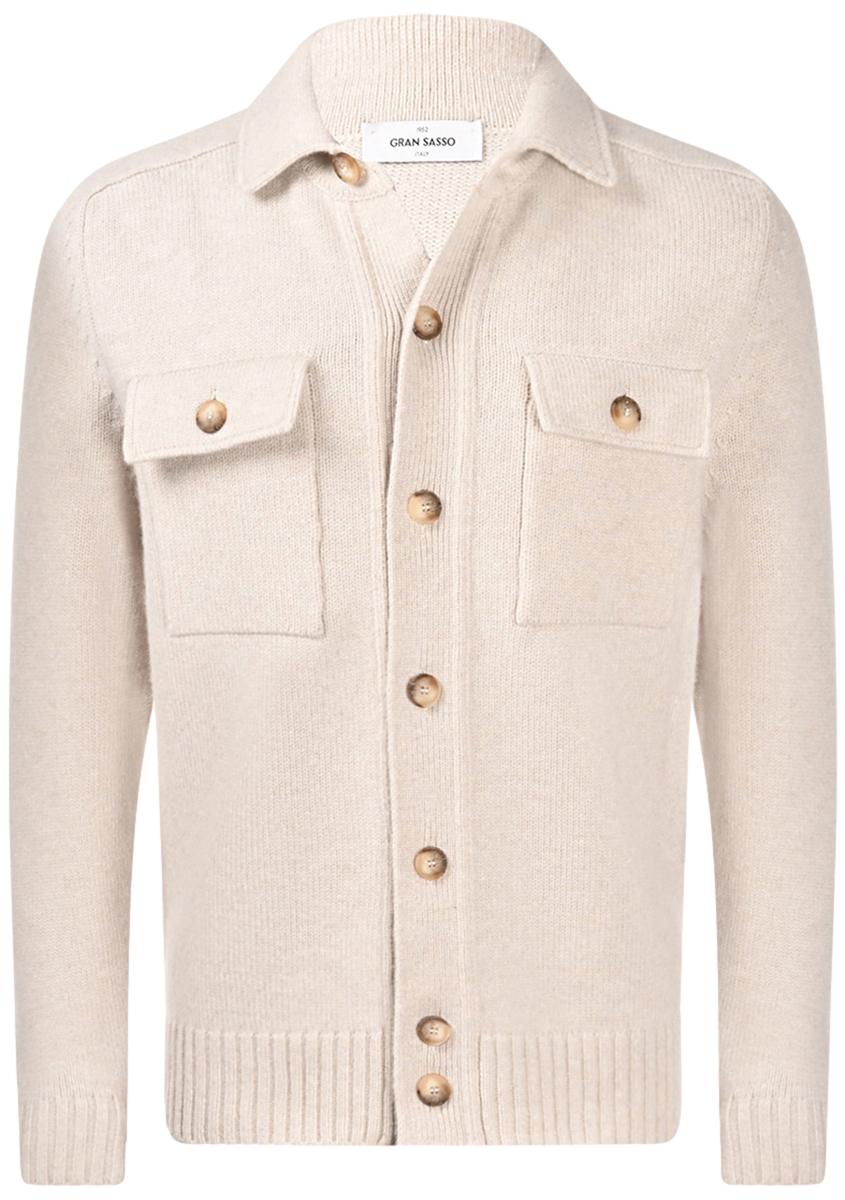 Gran Sasso Giubbino Jacket Genser Beige - chrismoa.no