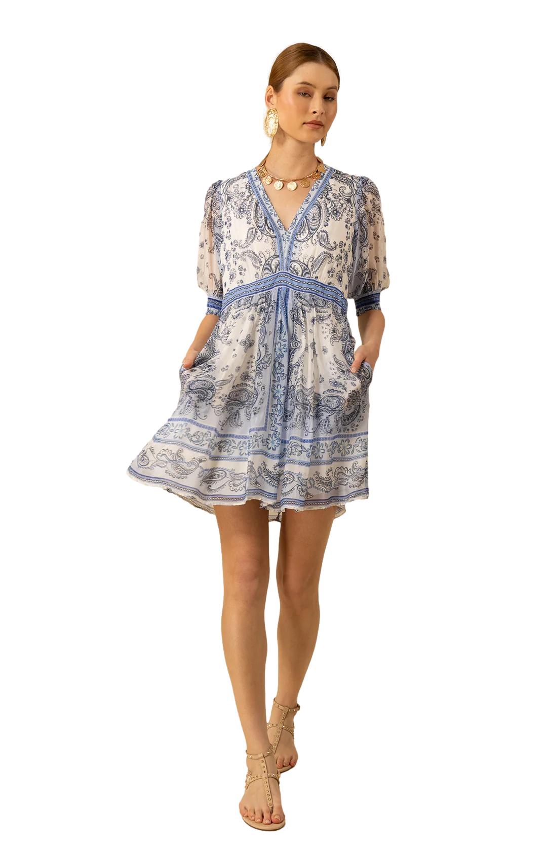 Hale Bob LILIAN DRESS Kjole Blå - chrismoa.no