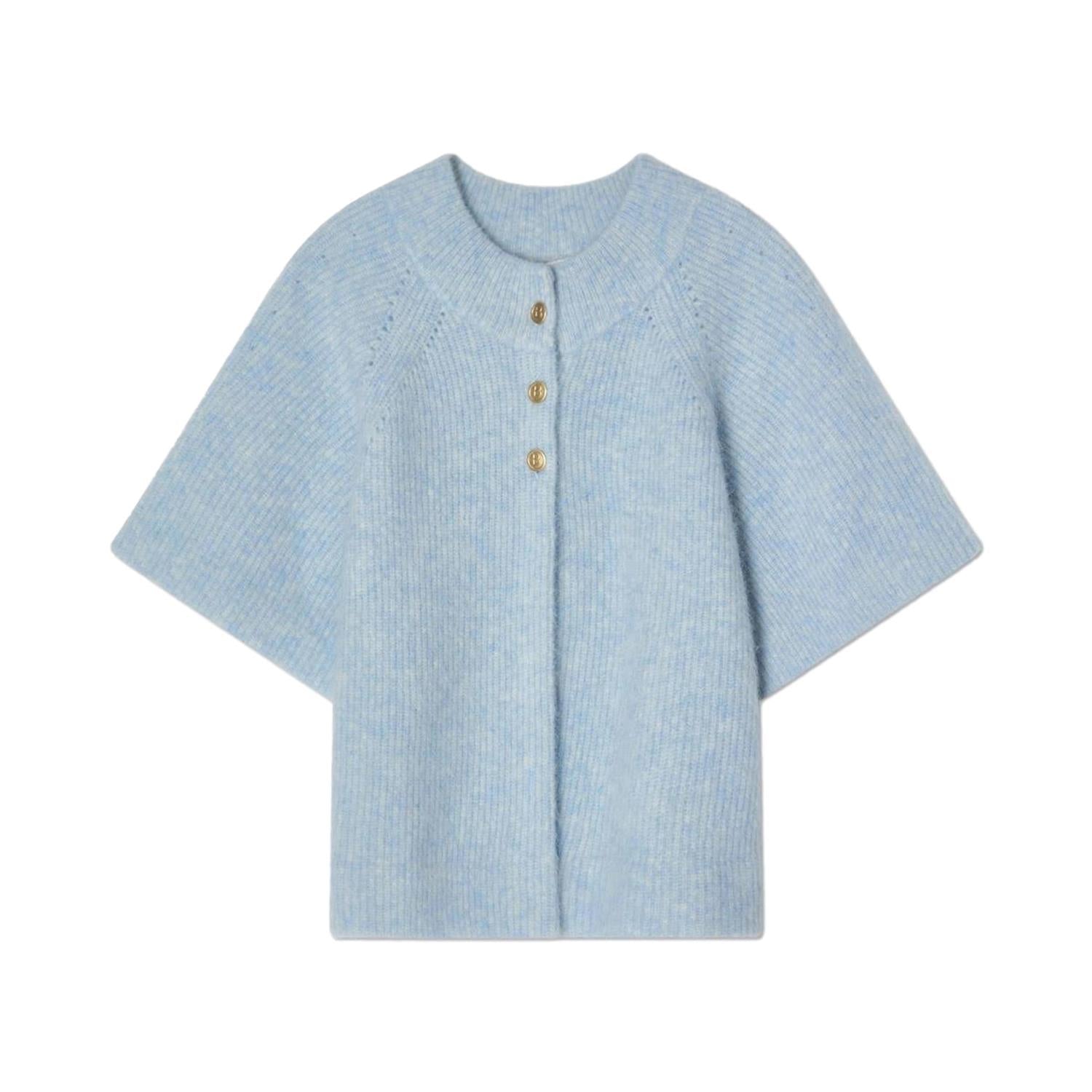 Busnel Vilanie Cardigan Genser Lys Blå Melert - chrismoa.no