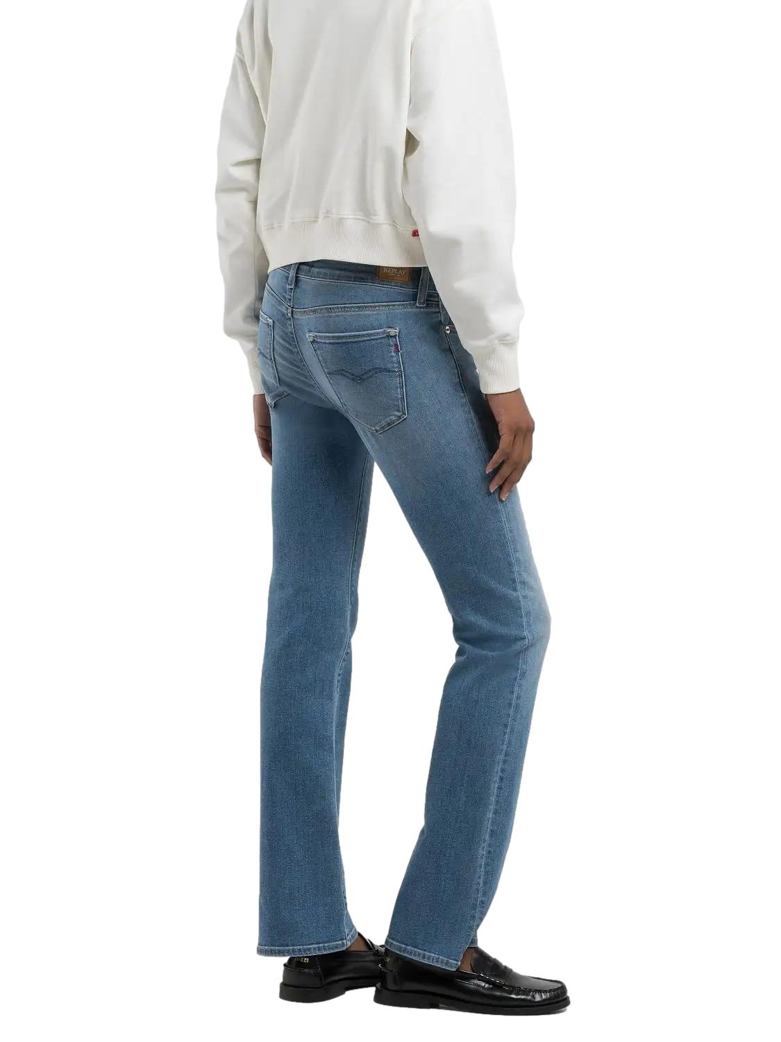 Replay New Luz Bootcut Jeans Lys Dongeri