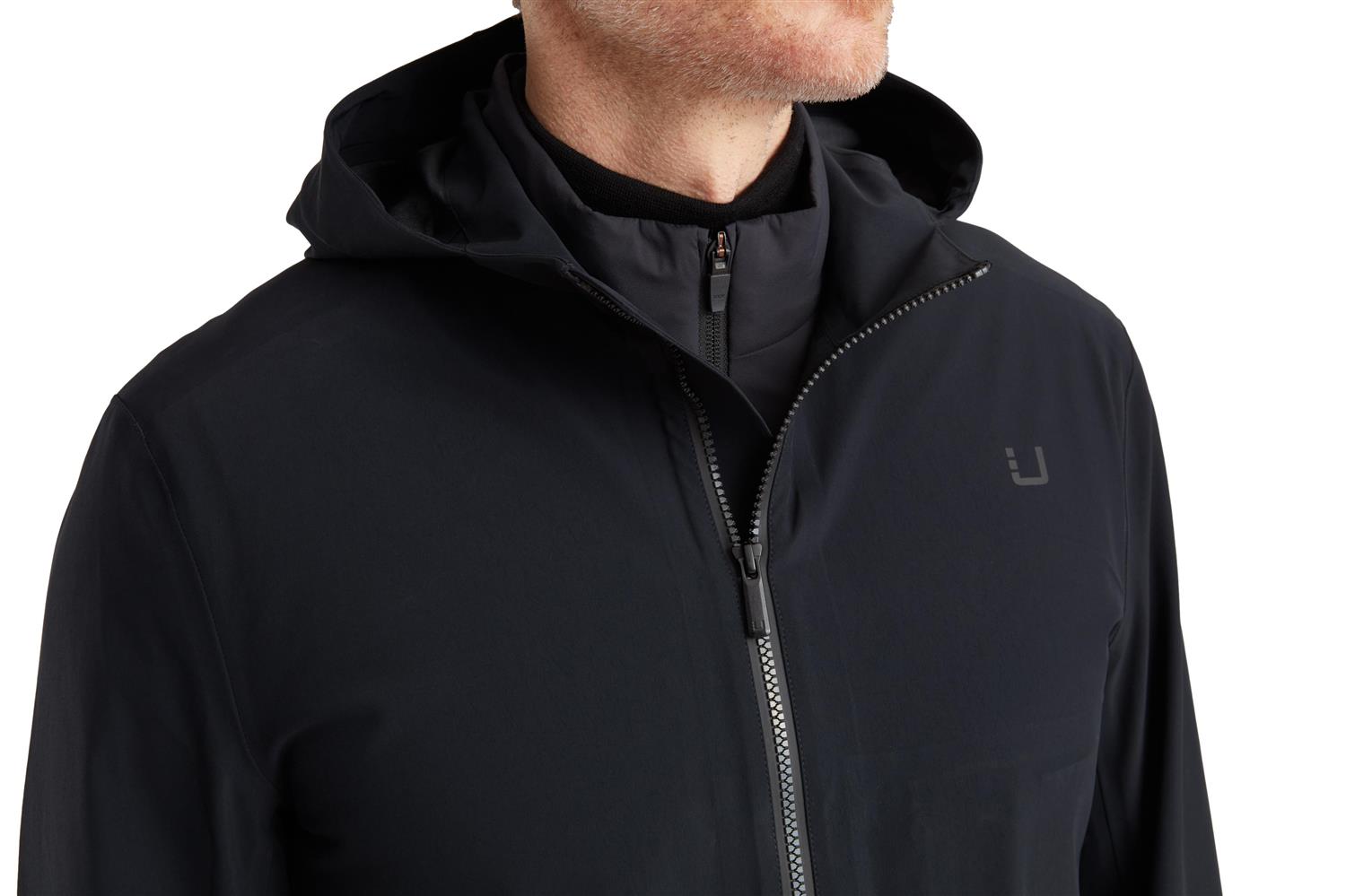 UBR EX-3 Delta Coat Jakke Sort - chrismoa.no