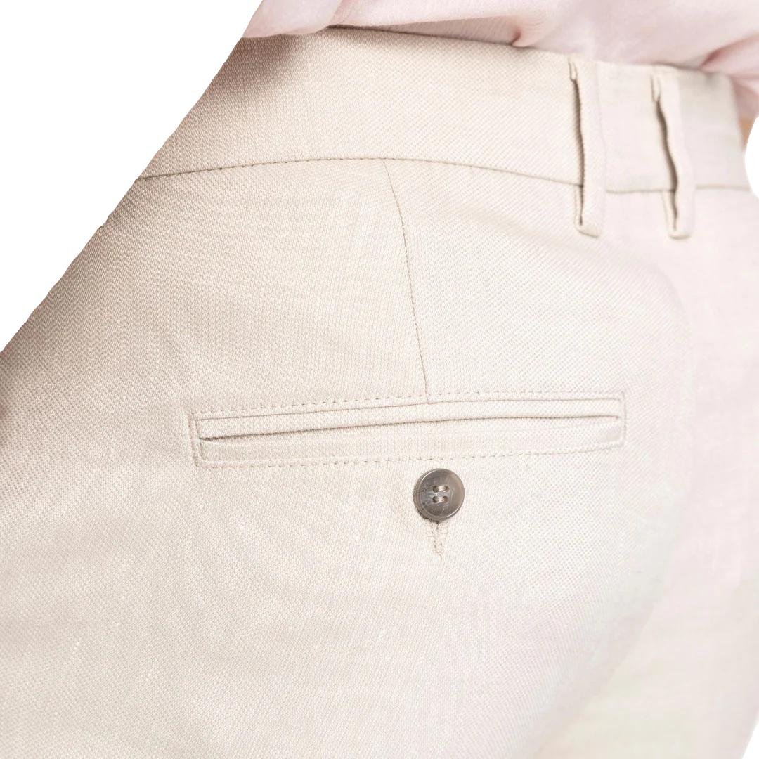 Plain Units Oscar Shorts 769 Bukse Lys-Beige - chrismoa.no