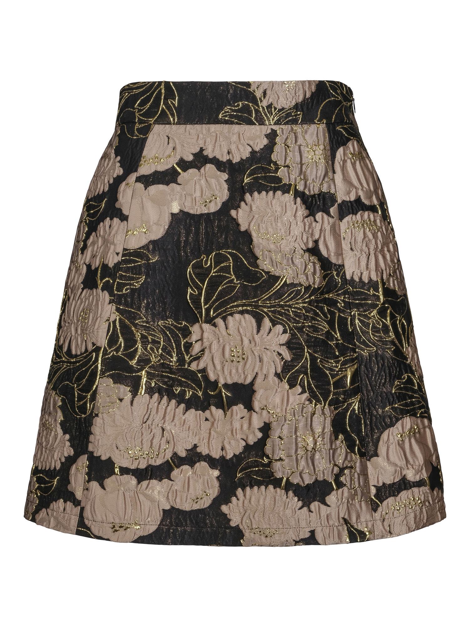 Haust Fashion Skirt Skjørt Gull