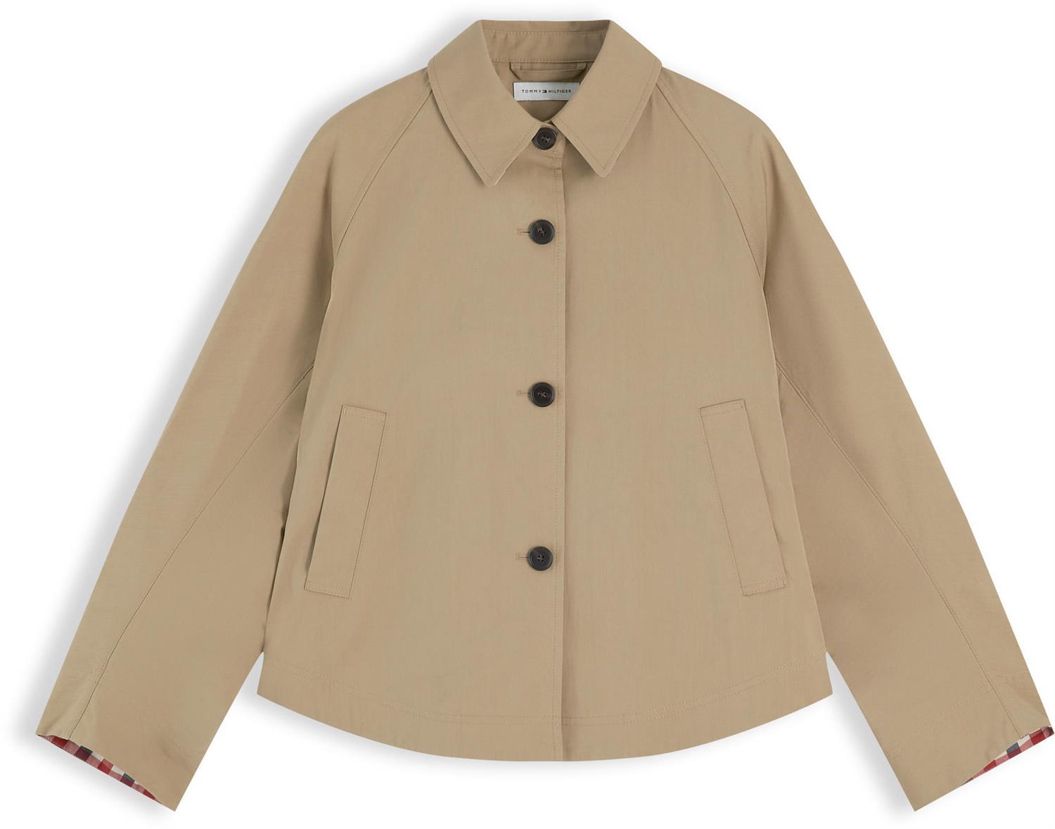 Tommy Hilfiger Cotton Short Jacket Jakke