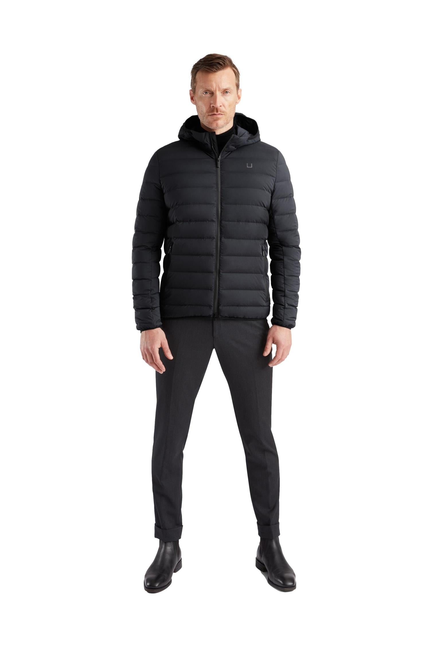 UBR Sonic™ Delta Hooded Jacket Jakke Sort - chrismoa.no