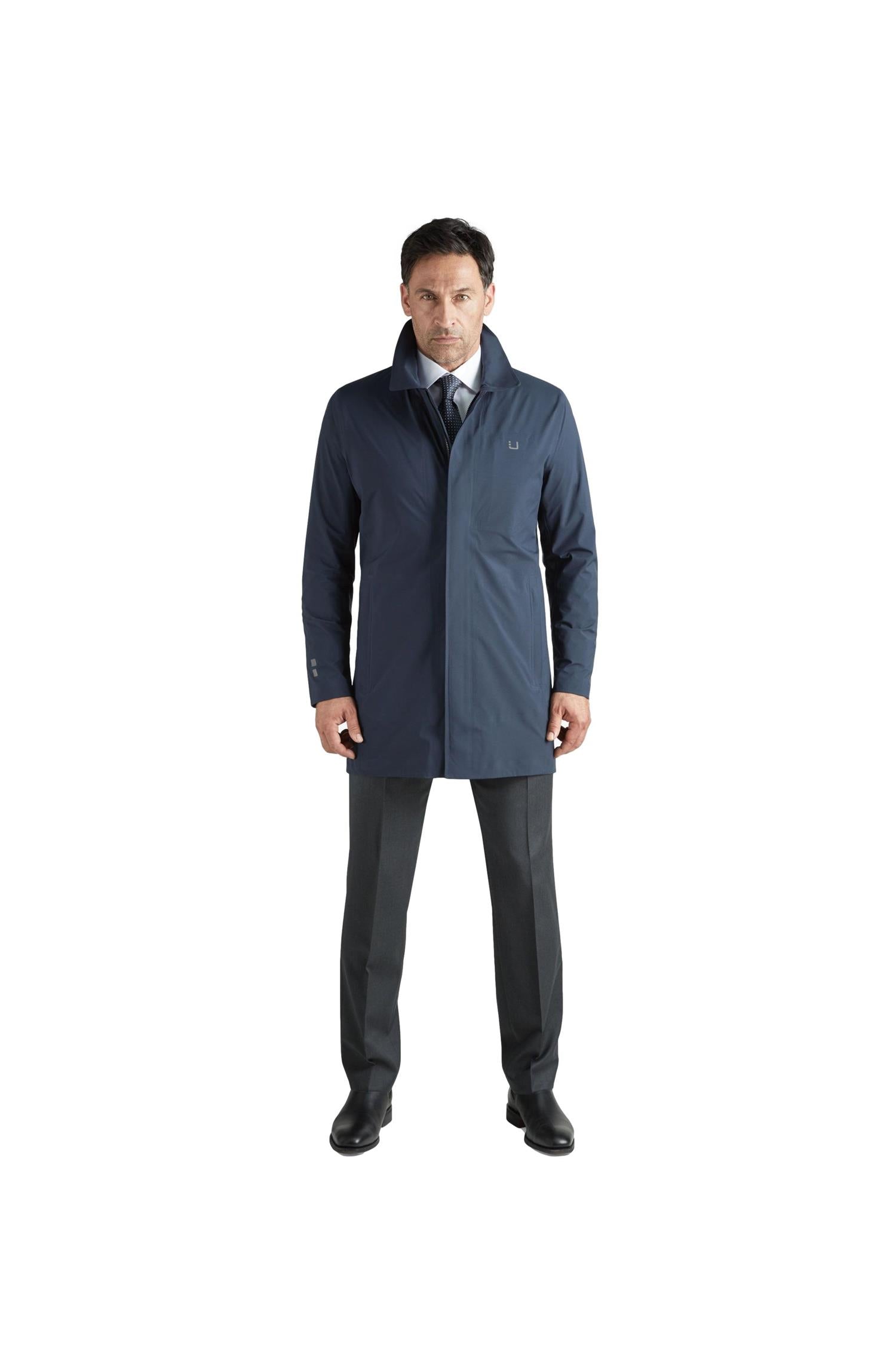 UBR Sky Fall Coat Frakk Marine - chrismoa.no
