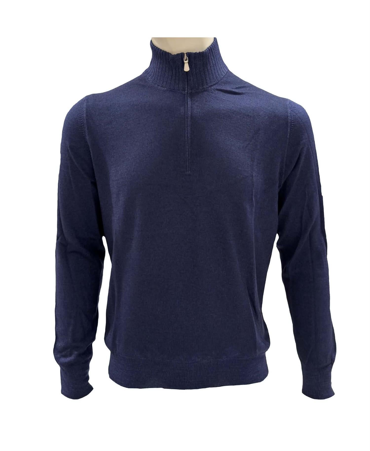 Gran Sasso Lupo M/L Zip Genser Blå