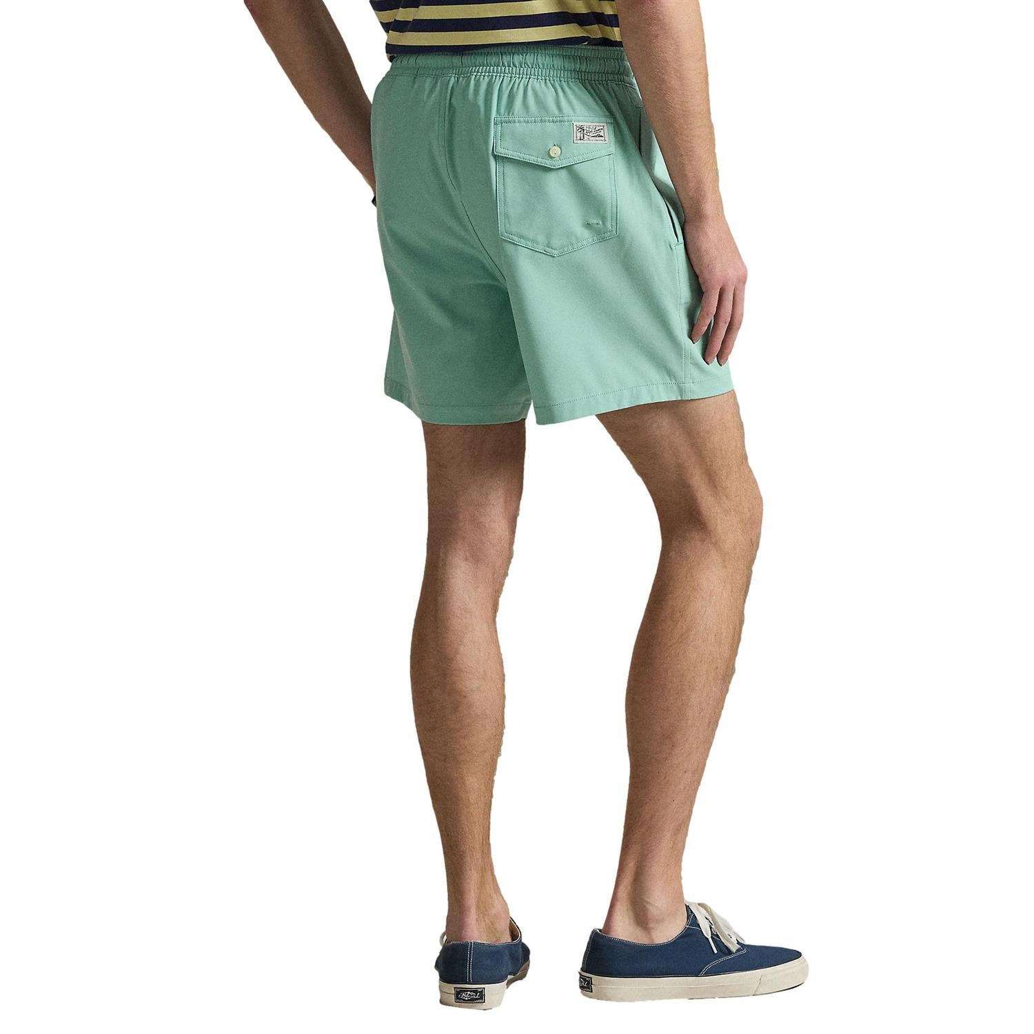 Polo Ralph Lauren 5.75-Inch Traveler Classic Swim Trunk Badeshorts Turkis - chrismoa.no