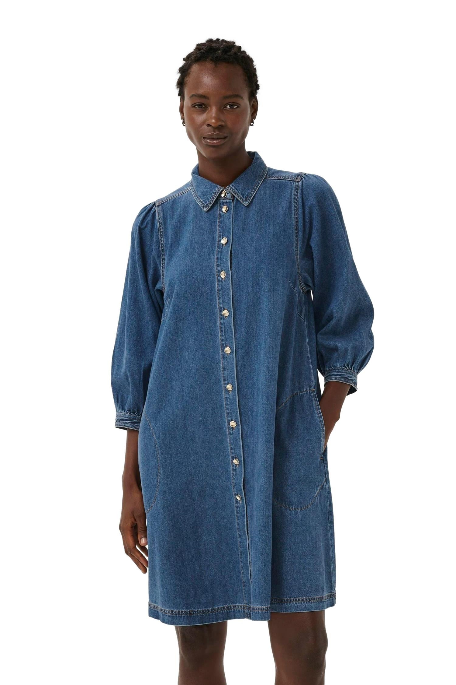 Part Two EleinarPW DR Kjole Denim - chrismoa.no