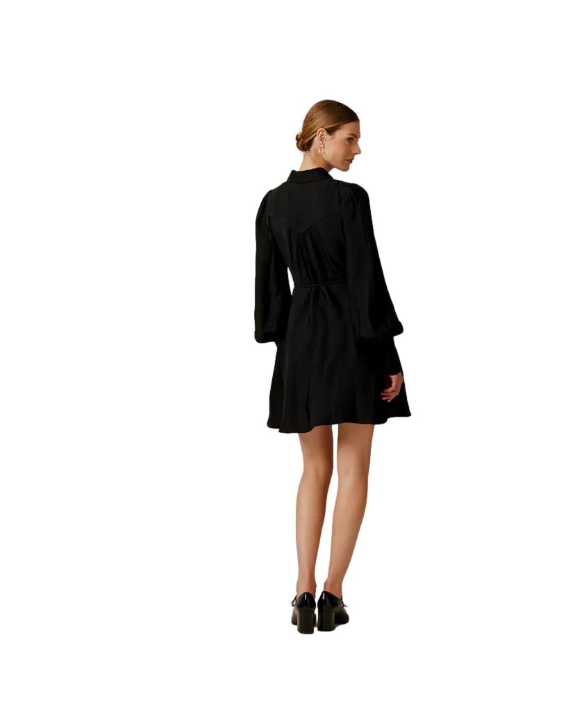 By TiMo Striped Mini Dress Kjole Sort - chrismoa.no