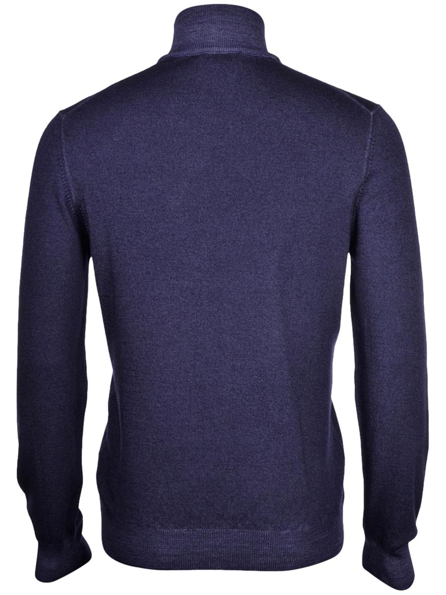 Gran Sasso Extrafine Merino Full-zip Genser Marine