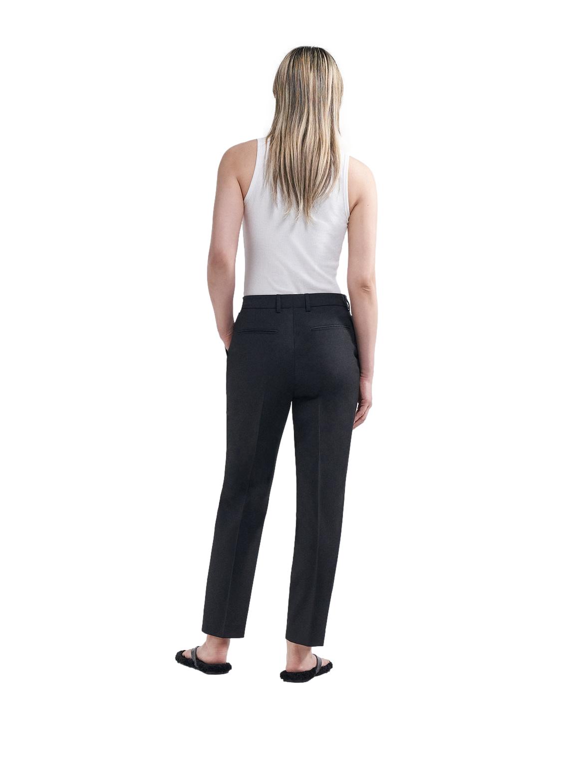 Filippa K Emma Cropped Cool wool Bukse Sort - chrismoa.no