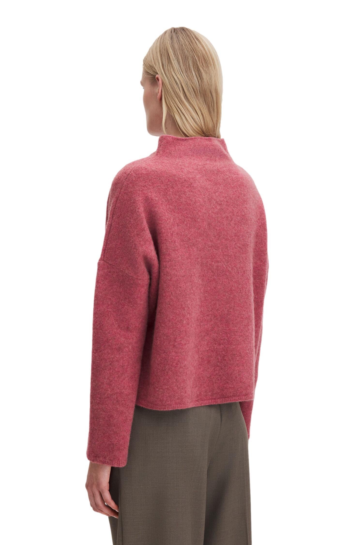 Filippa K Mika Yak Funnelneck Sweater Genser Lyserød