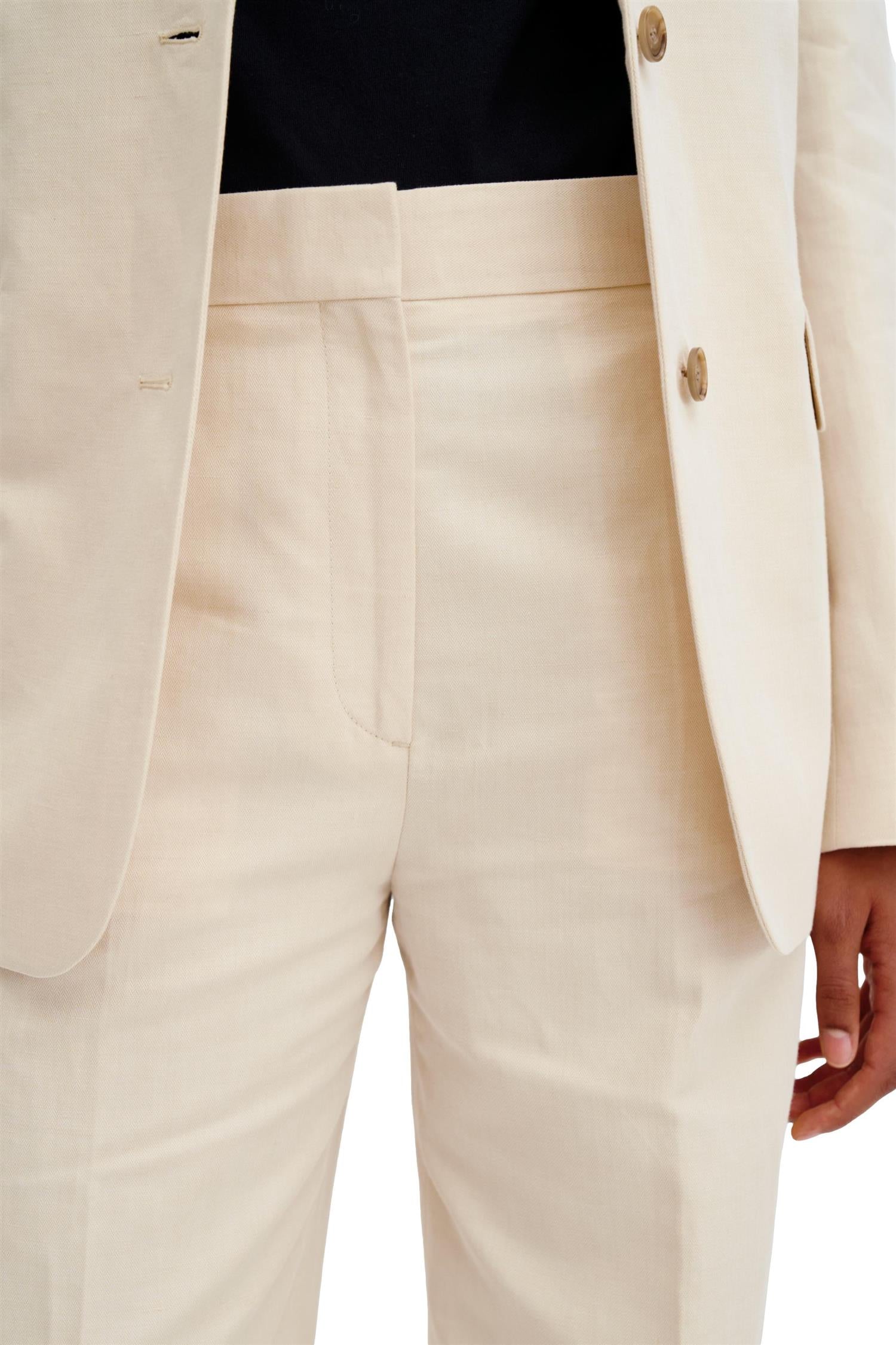 Filippa K Harlow Linen Trousers Bukse Lys-Beige