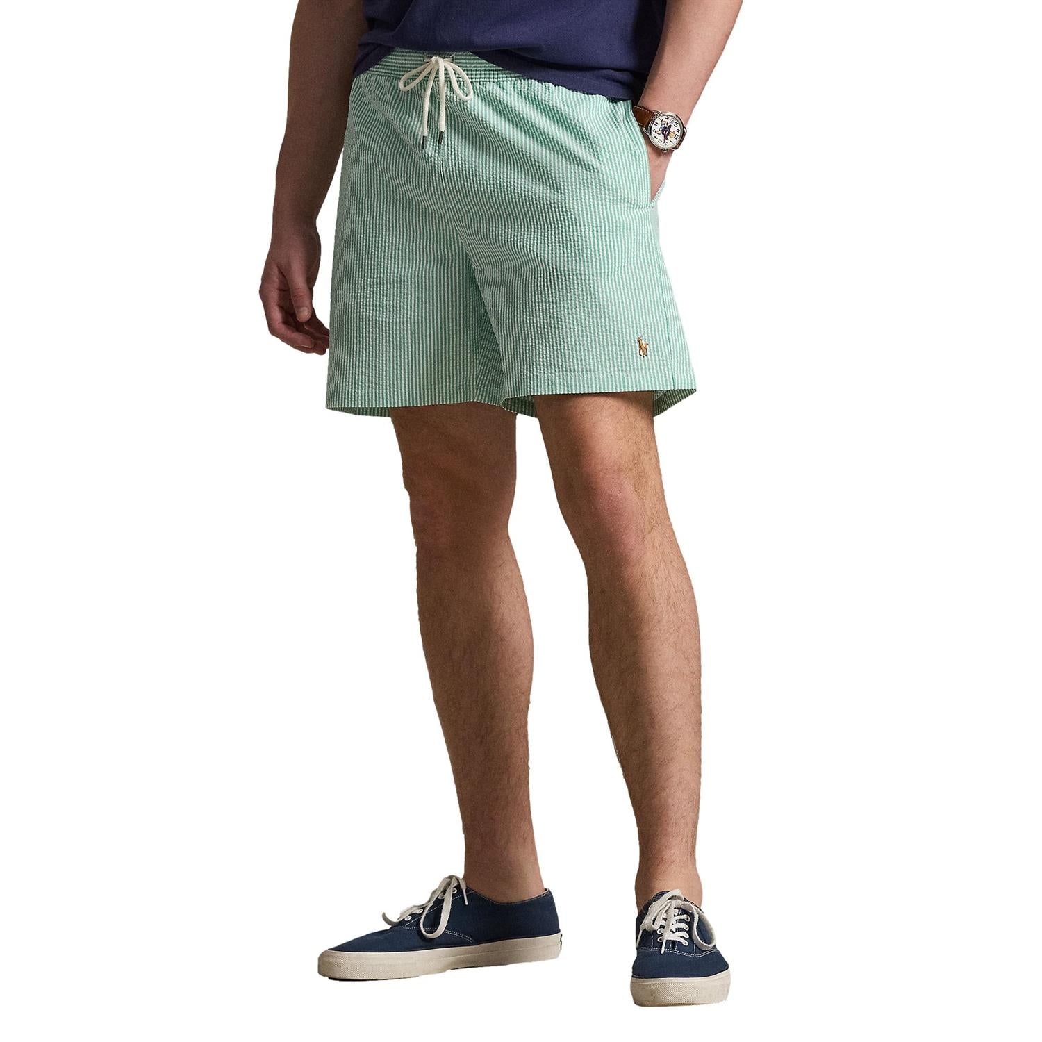 Polo Ralph Lauren 5.75-Inch Traveler Classic Swim Trunk Badeshorts Flaskegrønn - chrismoa.no