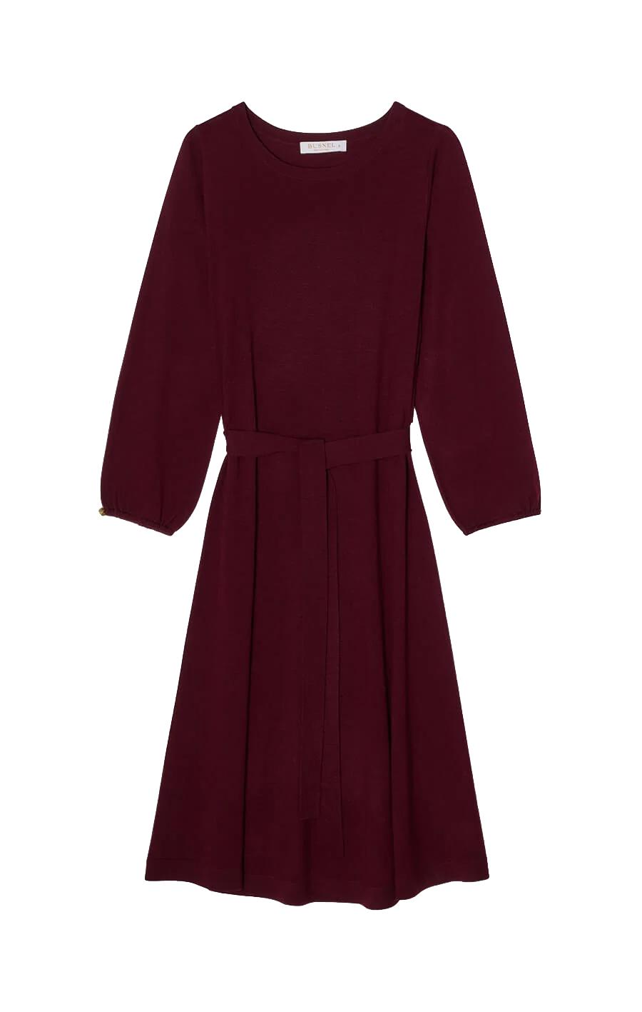 Busnel Eden Dress Kjole Bordeaux - chrismoa.no