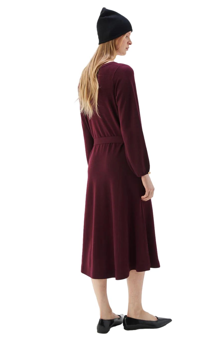 Busnel Eden Dress Kjole Bordeaux - chrismoa.no