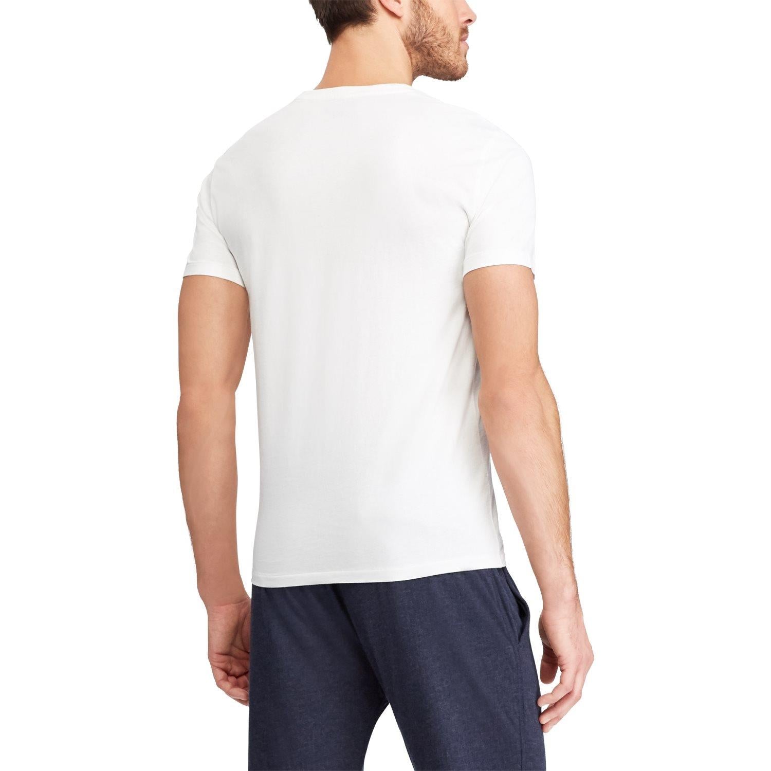 Polo Ralph Lauren T-Skjorte Custom Slim T-Shirt Hvit - chrismoa.no