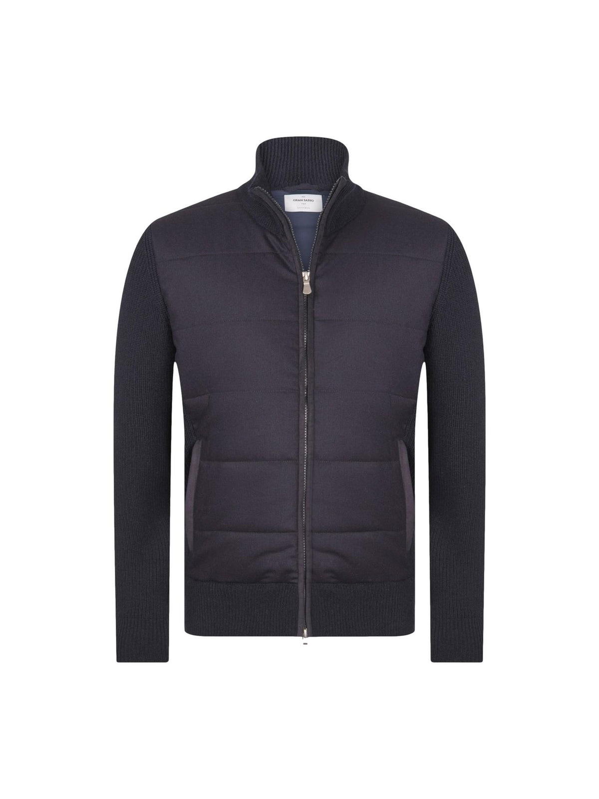 Gran Sasso Jacket zip c/flanella Jakke Blå
