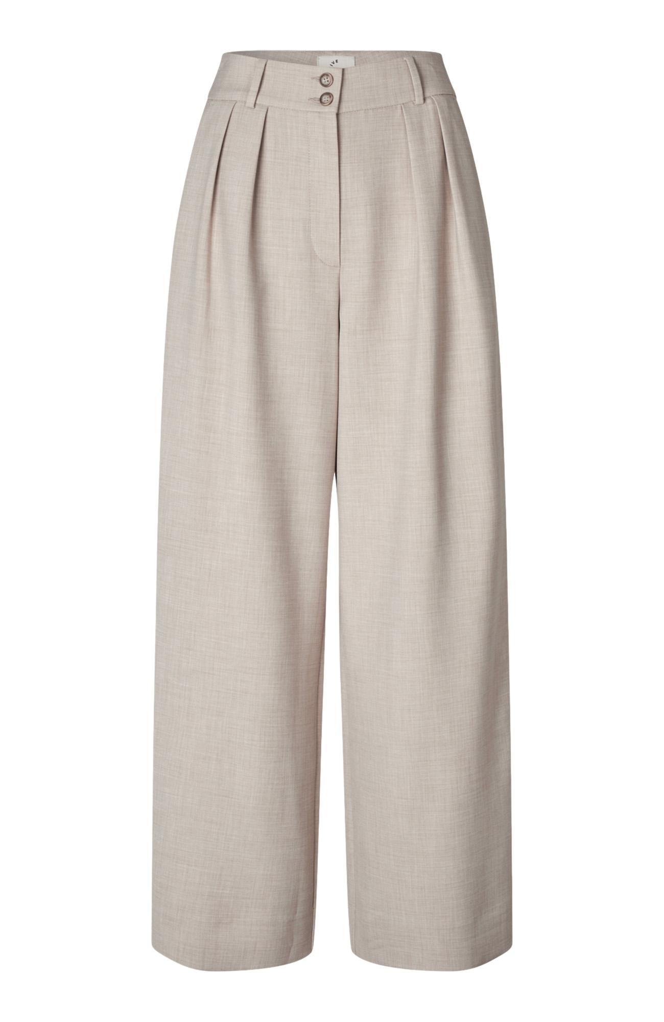 Five Units KarenFV Bukse Lys-Beige - chrismoa.no