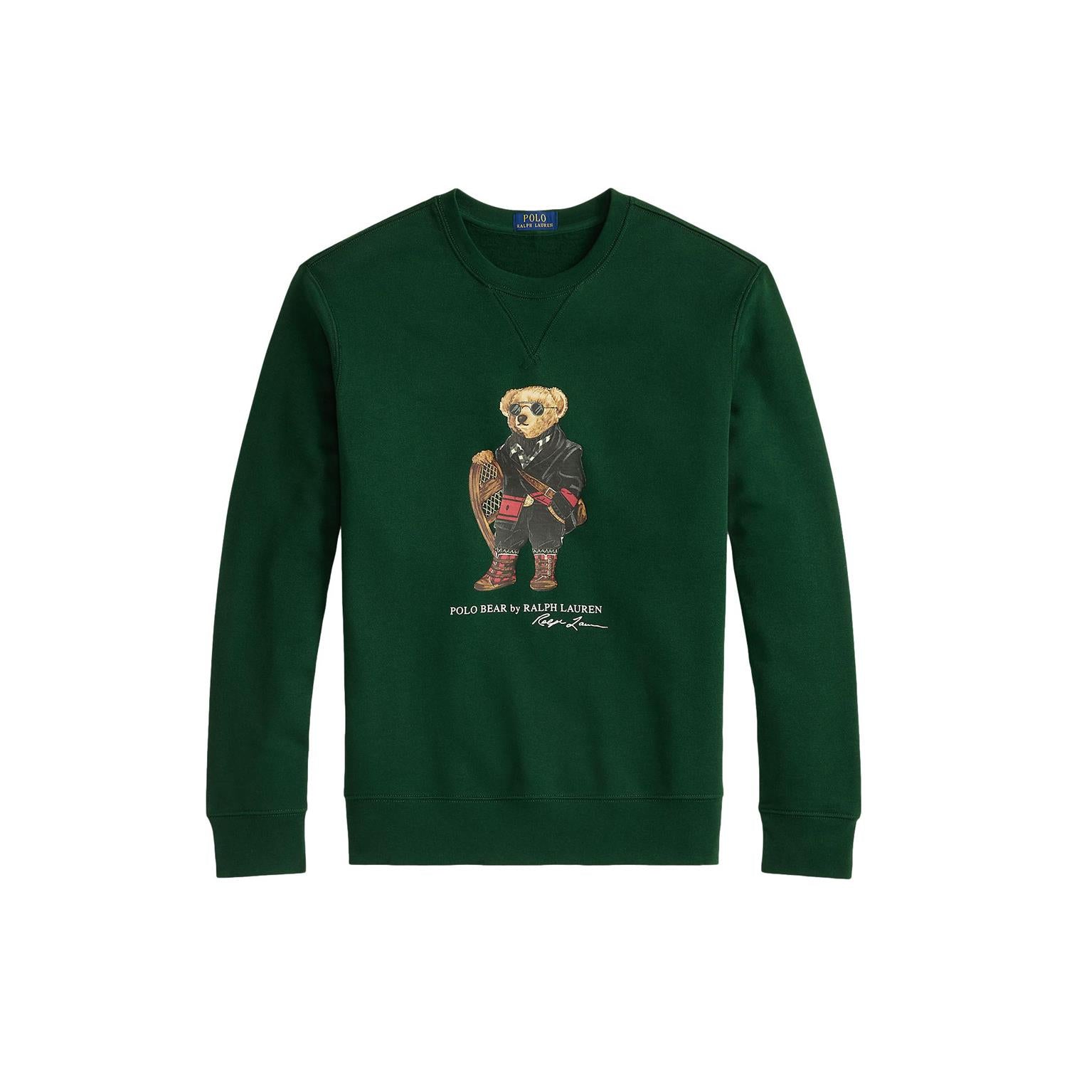 Polo Ralph Lauren Polo Bear Fleece Sweatshirt Genser Flaskegrønn - chrismoa.no