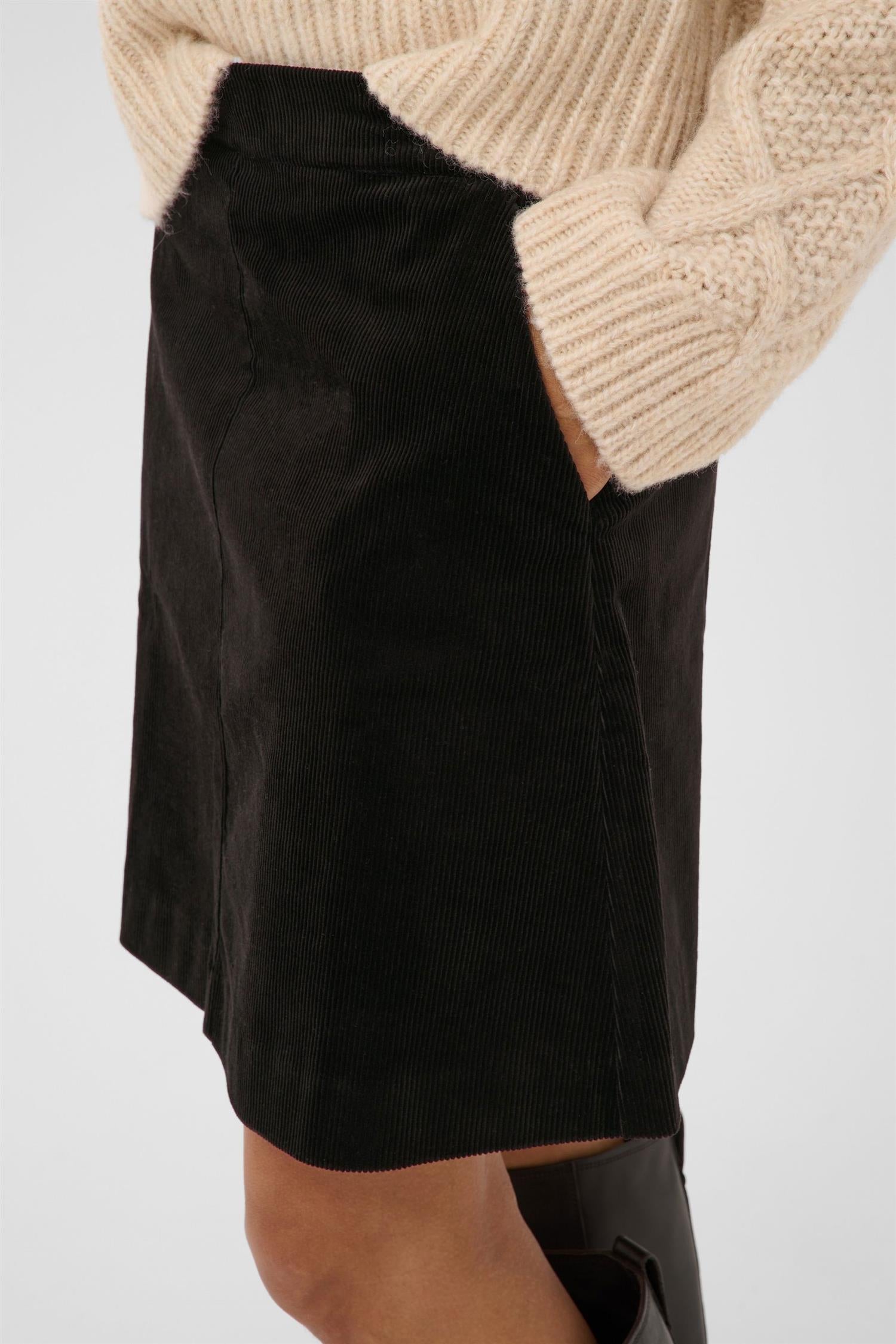 Part Two Lingspw Skirt Skjørt Black