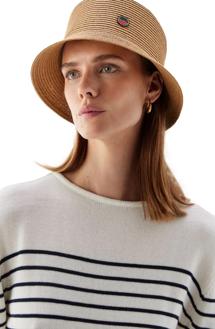 Busnel TINA BUCKET HAT Solhatt Brun - chrismoa.no