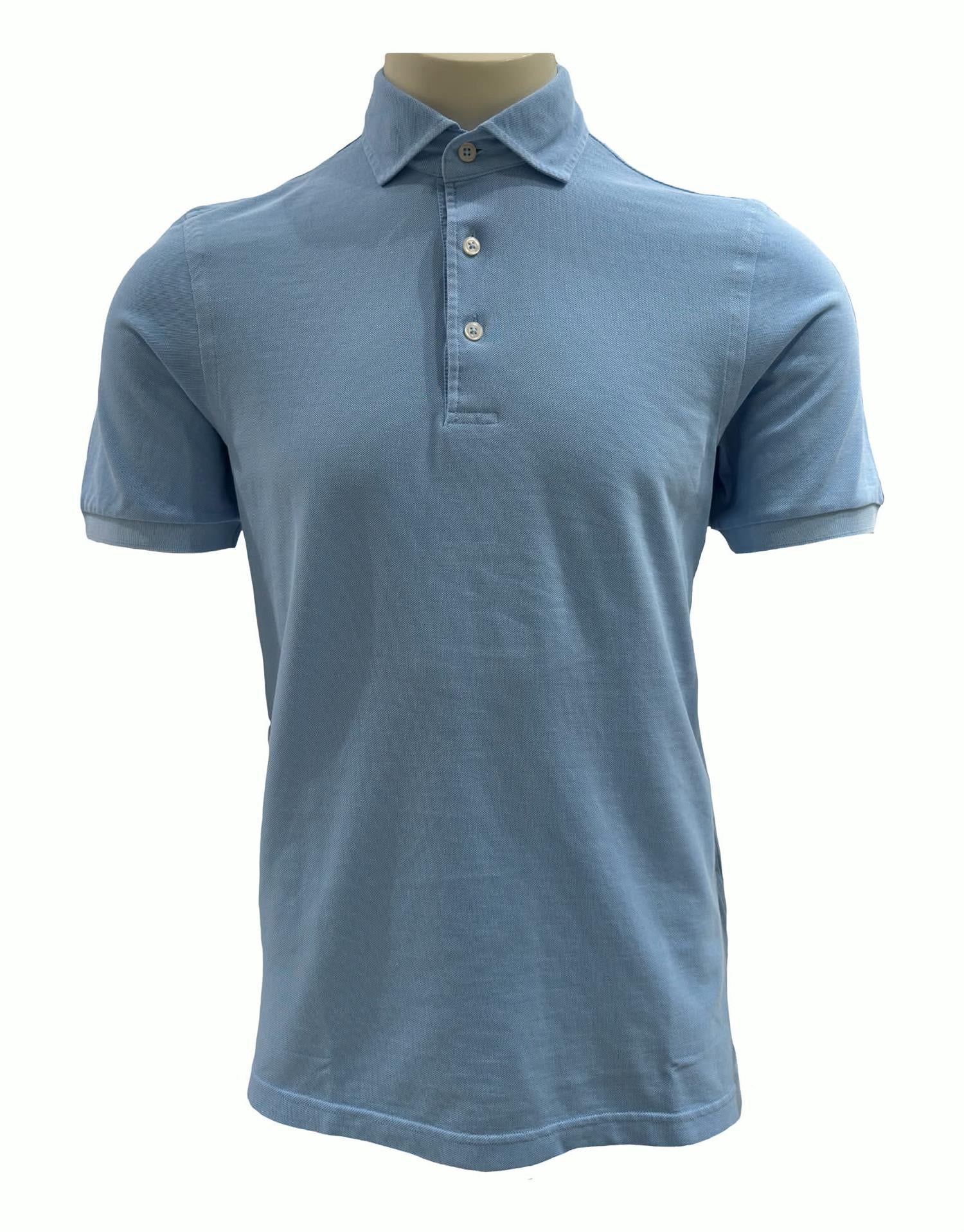 Gran Sasso Polo M/M T-Shirt Lyseblå - chrismoa.no