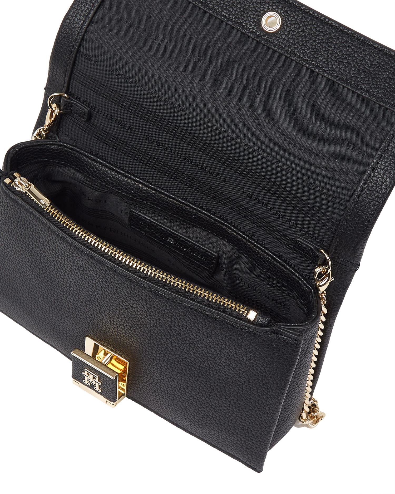 Tommy Hilfiger Th Her Chain Crossover Veske Black - chrismoa.no