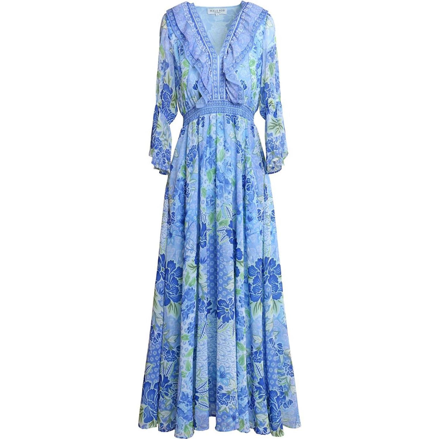 Hale Bob Meridian Kjole Blue