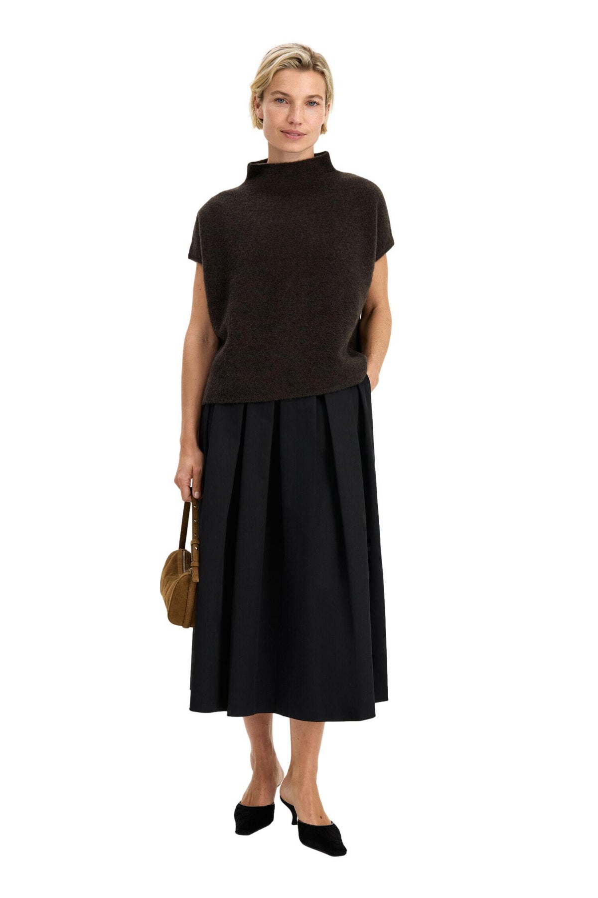 Filippa K Ximena Sweater Vest Brun