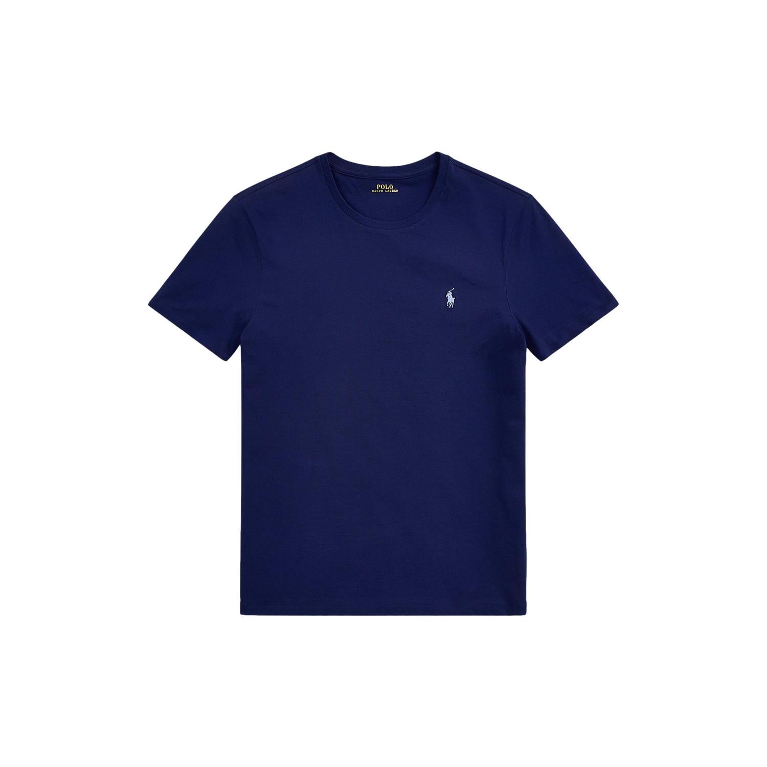 Polo Ralph Lauren CUSTOM SLIM FIT JERSEY CREWNECK T-SHIRT T-Shirt Light Navy - chrismoa.no