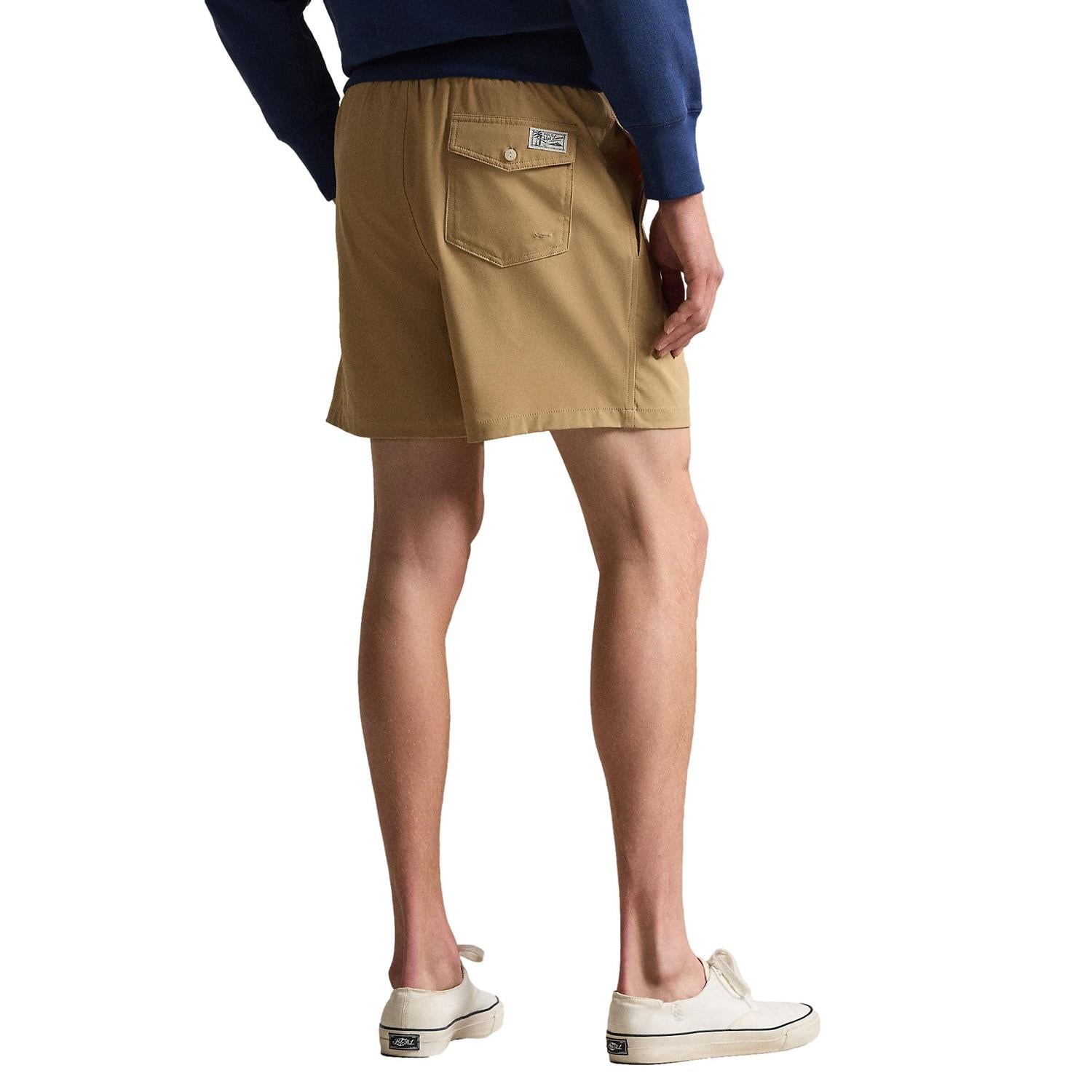 Polo Ralph Lauren 5.75-Inch Traveler Classic Swim Trunk Badeshorts Mørk Beige - chrismoa.no