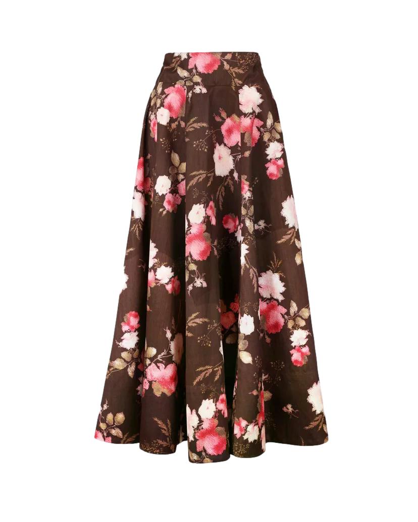 By TiMo Taffela Maxi Skirt Skjørt Brun