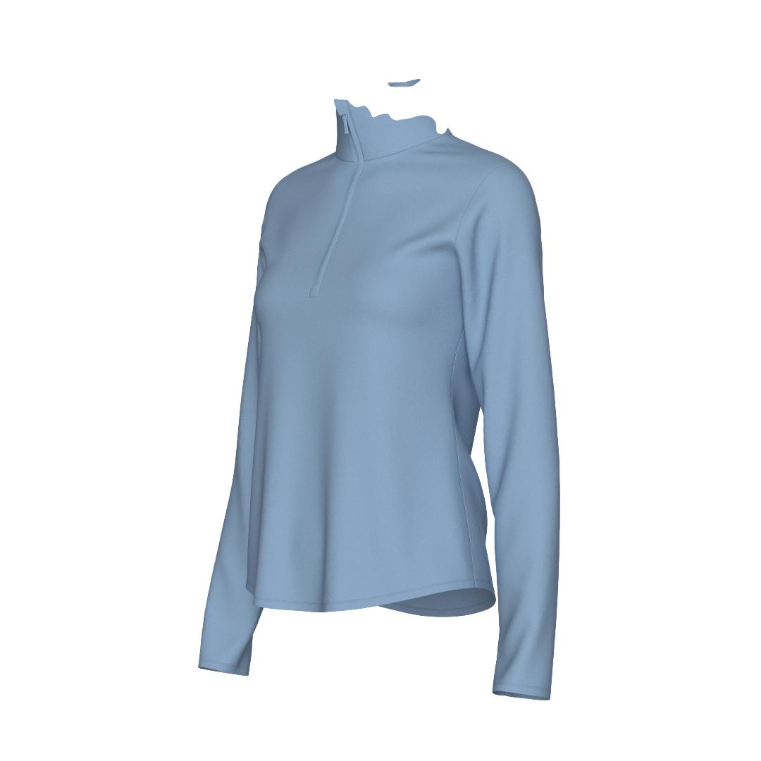 We Norwegians Honor zipped longsleeve Genser Lyseblå - chrismoa.no