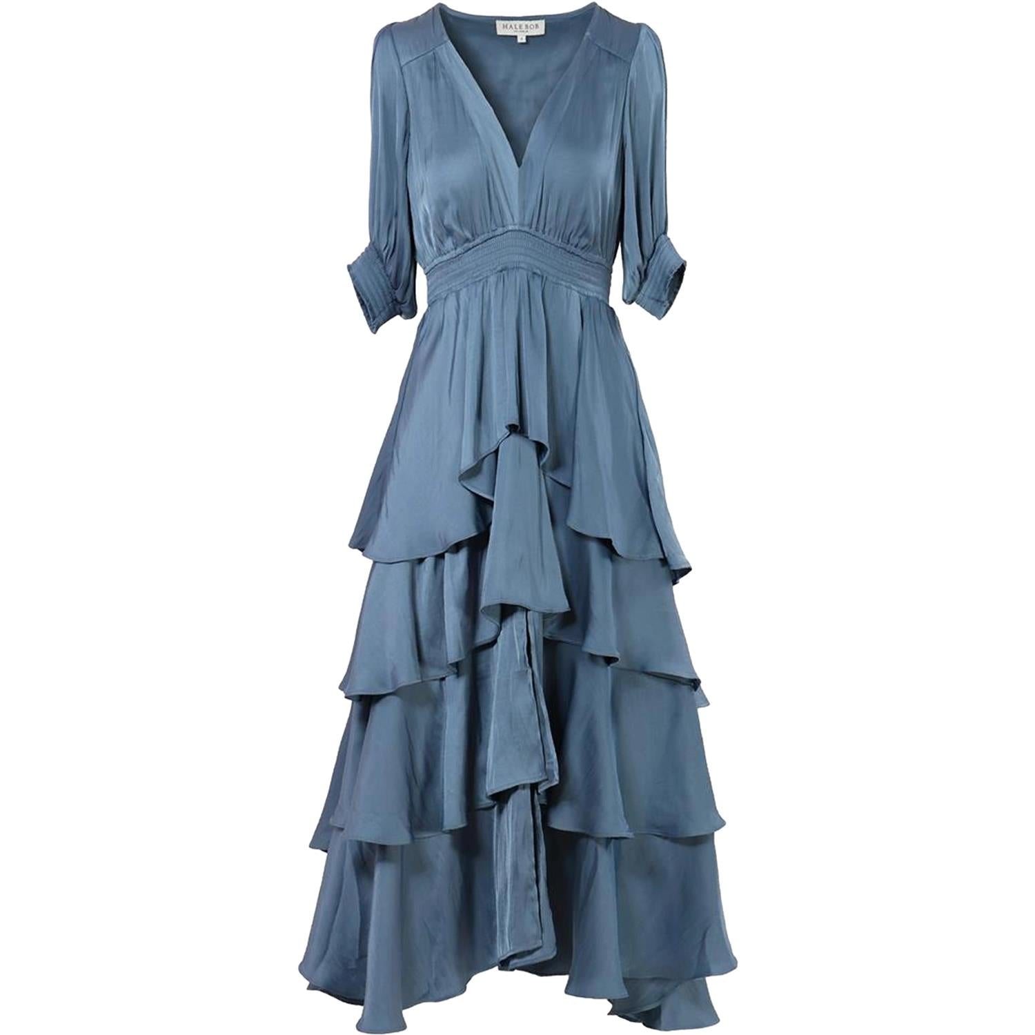 Hale Bob Milana Solid Dress Kjole Dueblå - chrismoa.no