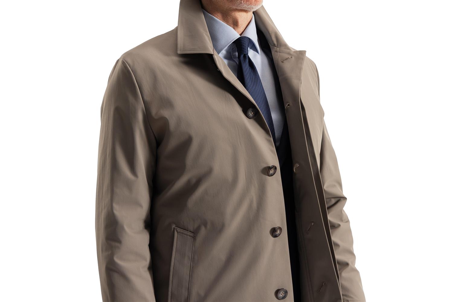 UBR Maestro Coat Jakke Mørk Beige - chrismoa.no