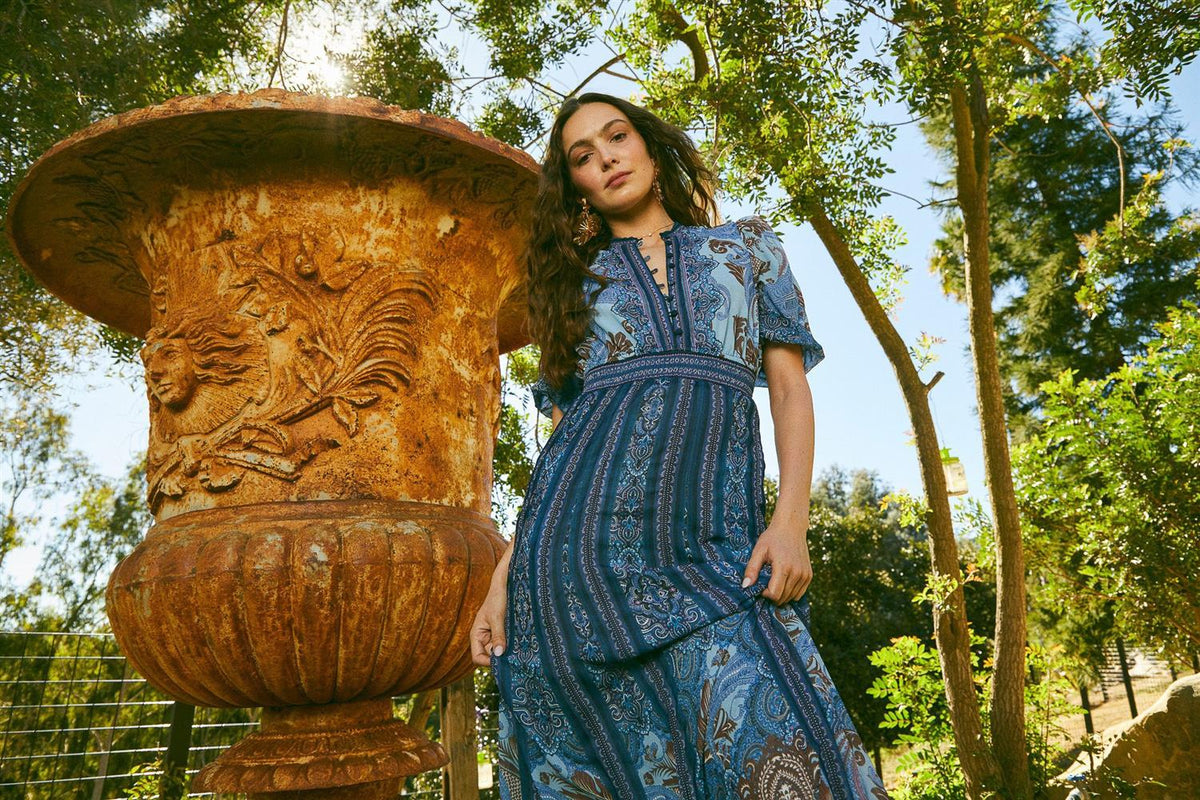 Hale Bob Liliosa Kjole Blue