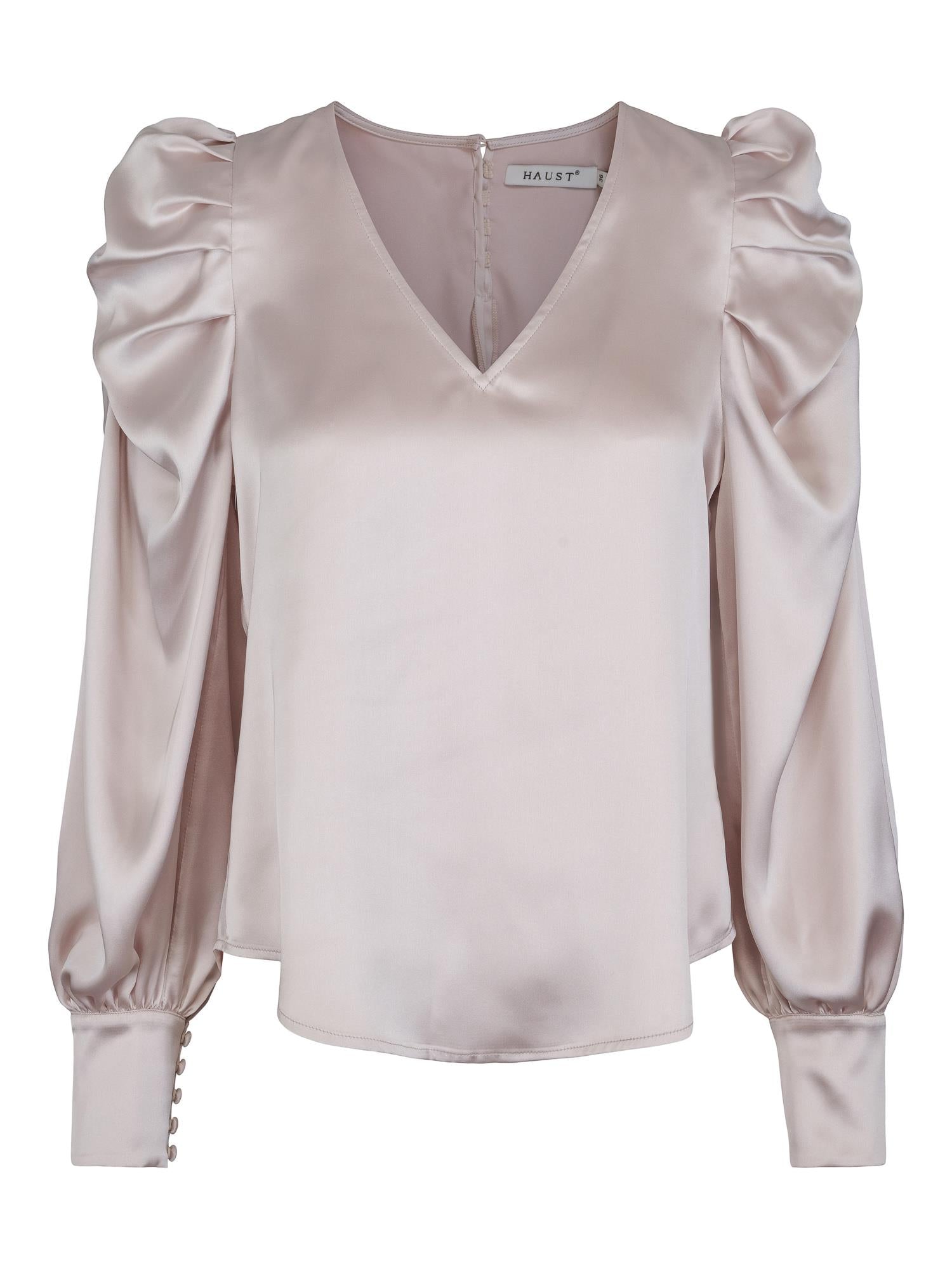 Haust Party Sleeve Blouse Bluse Champagne