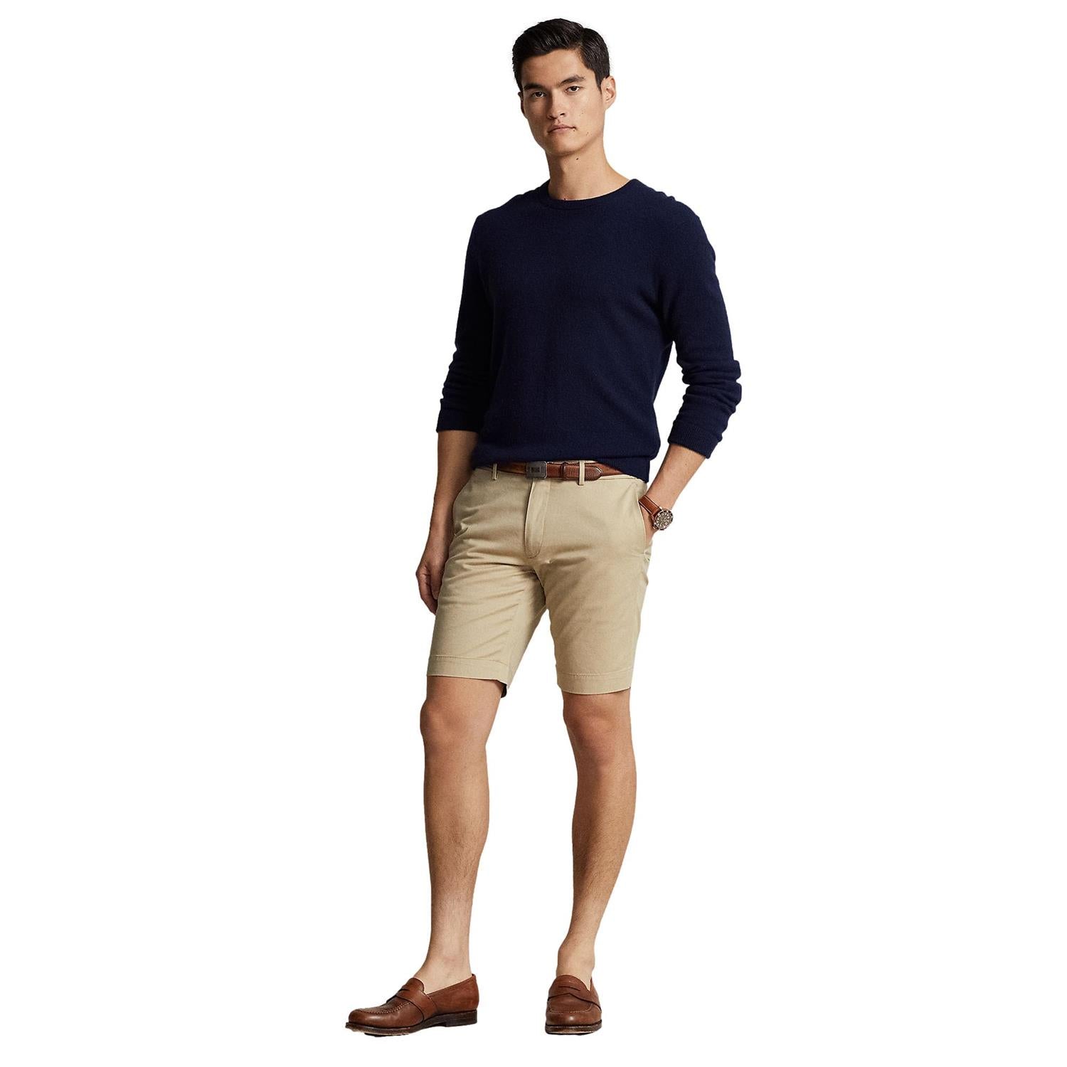 Polo Ralph Lauren 9.5-INCH STRETCH SLIM FIT CHINO SHORT Shorts Khaki - chrismoa.no