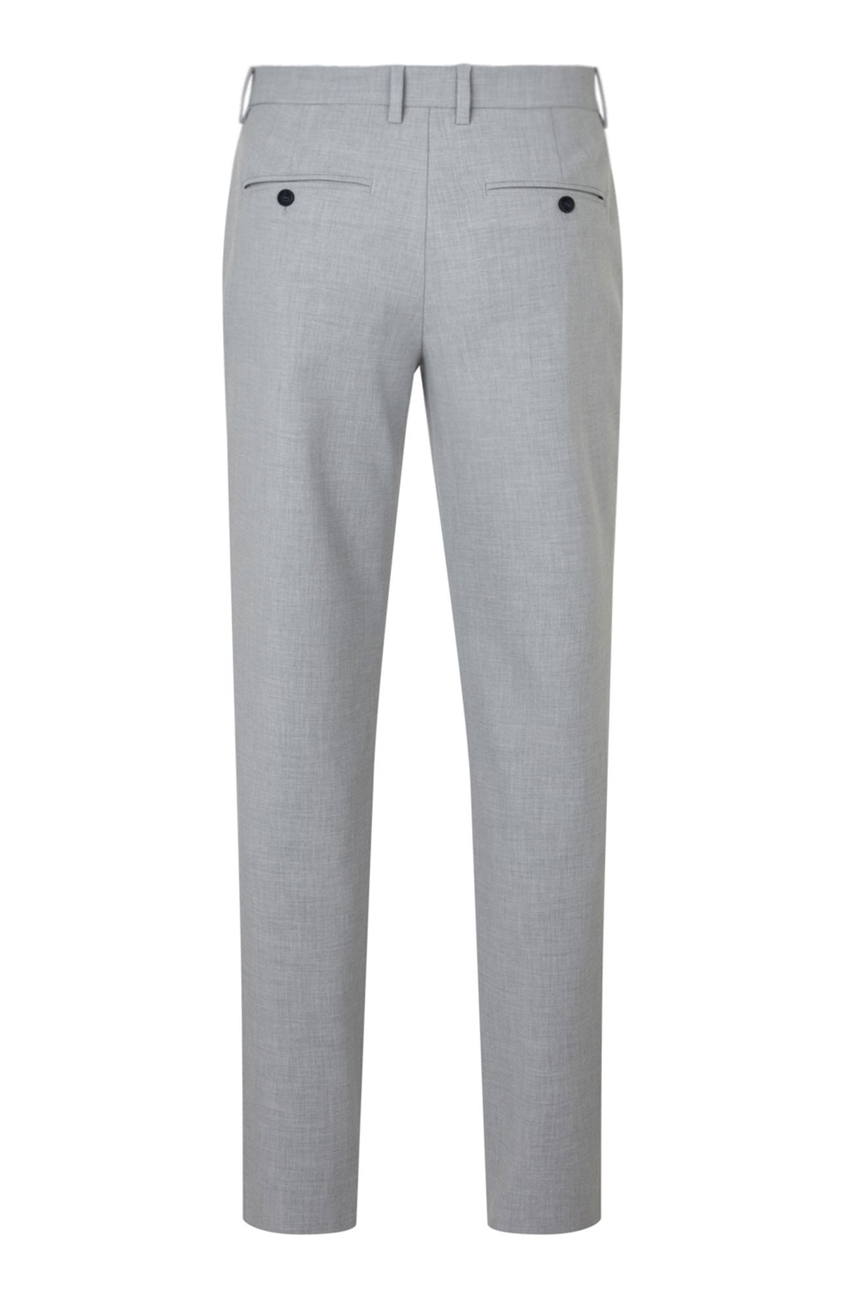 Plain Units Alvinpl 826 Dressbukse Steel Grey Melange