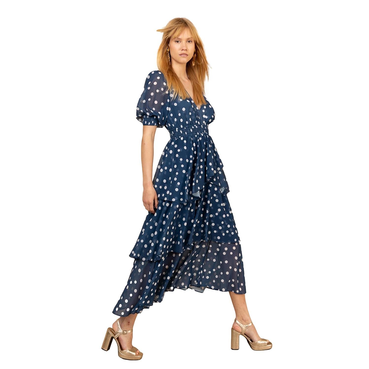 Hale Bob Kiera Dress Kjole Marine