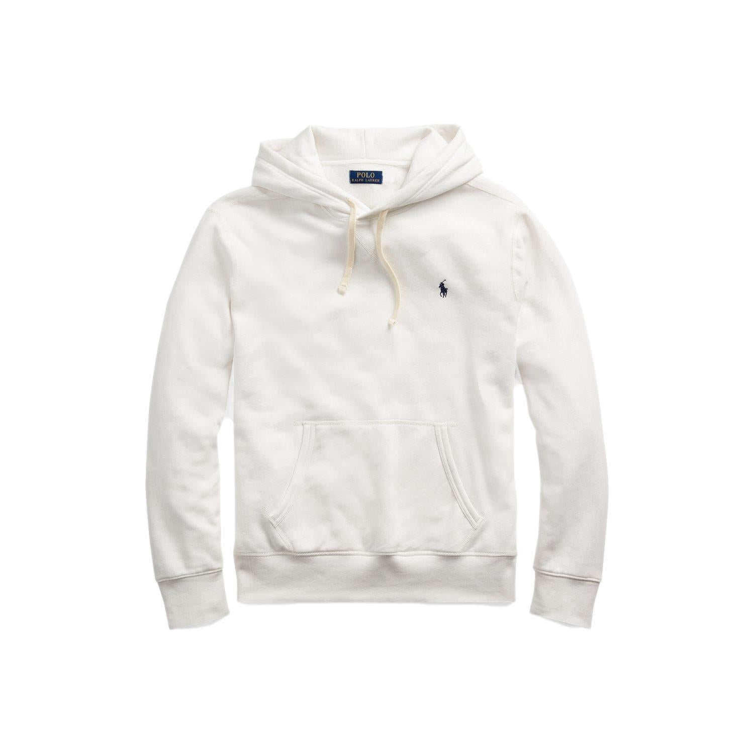 Polo Ralph Lauren The RL Fleece Hoodie Genser Hvit - chrismoa.no