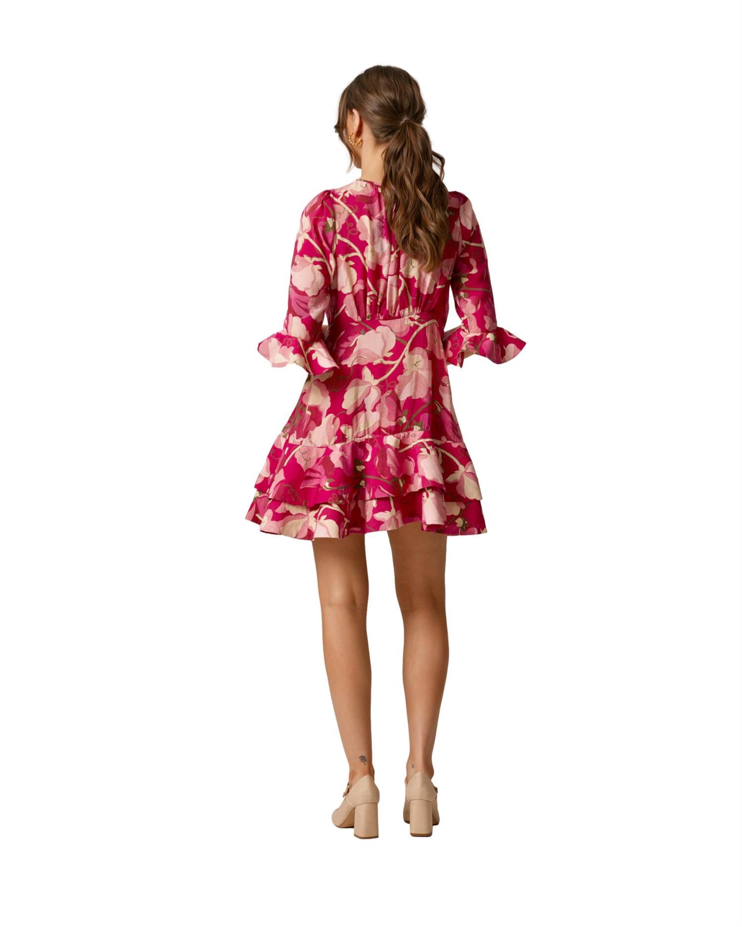 By TiMo Viscose Mini Dress Kjole Rosa