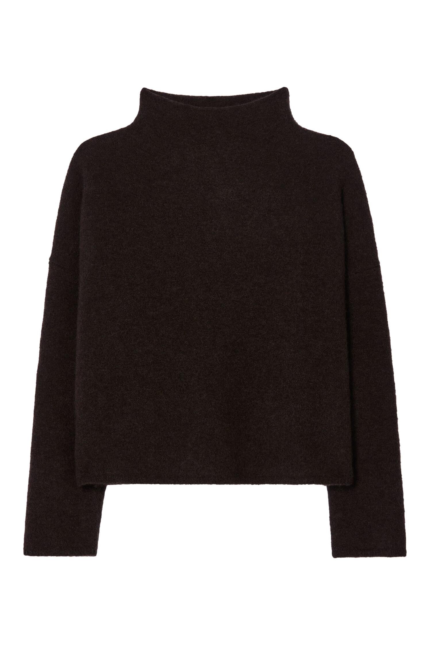 Filippa K Mika Yak Funnelneck Sweater Genser Brun