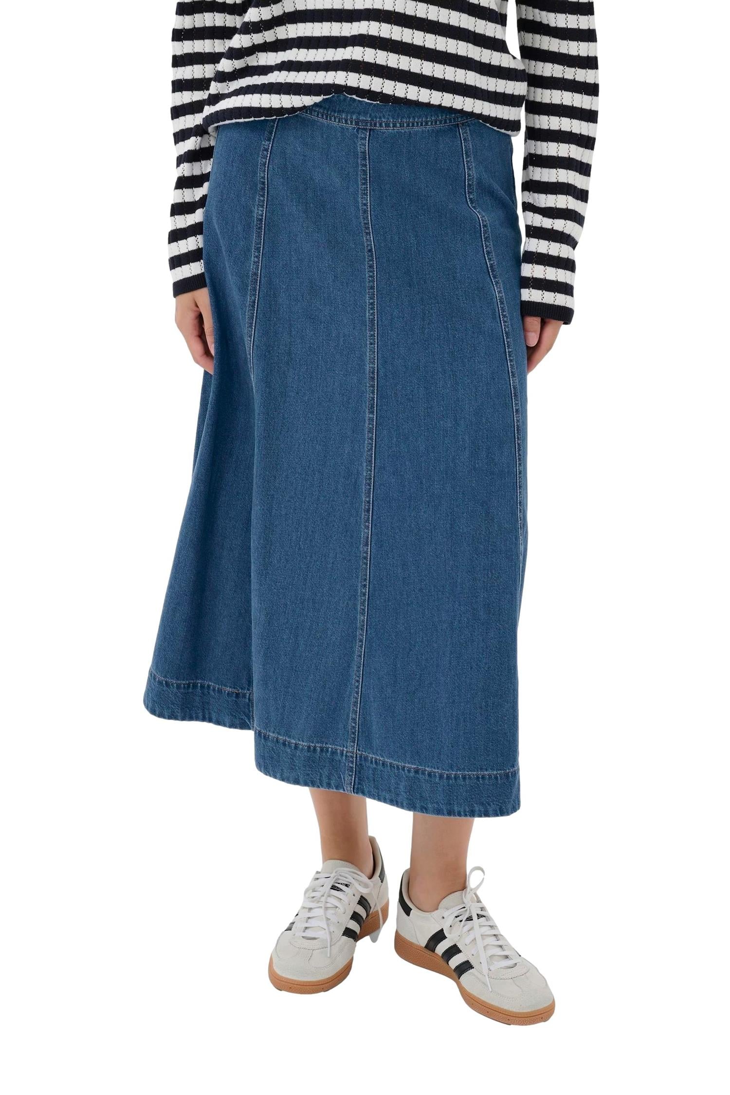 Part Two PetrinaPW SK Skjørt Denim - chrismoa.no