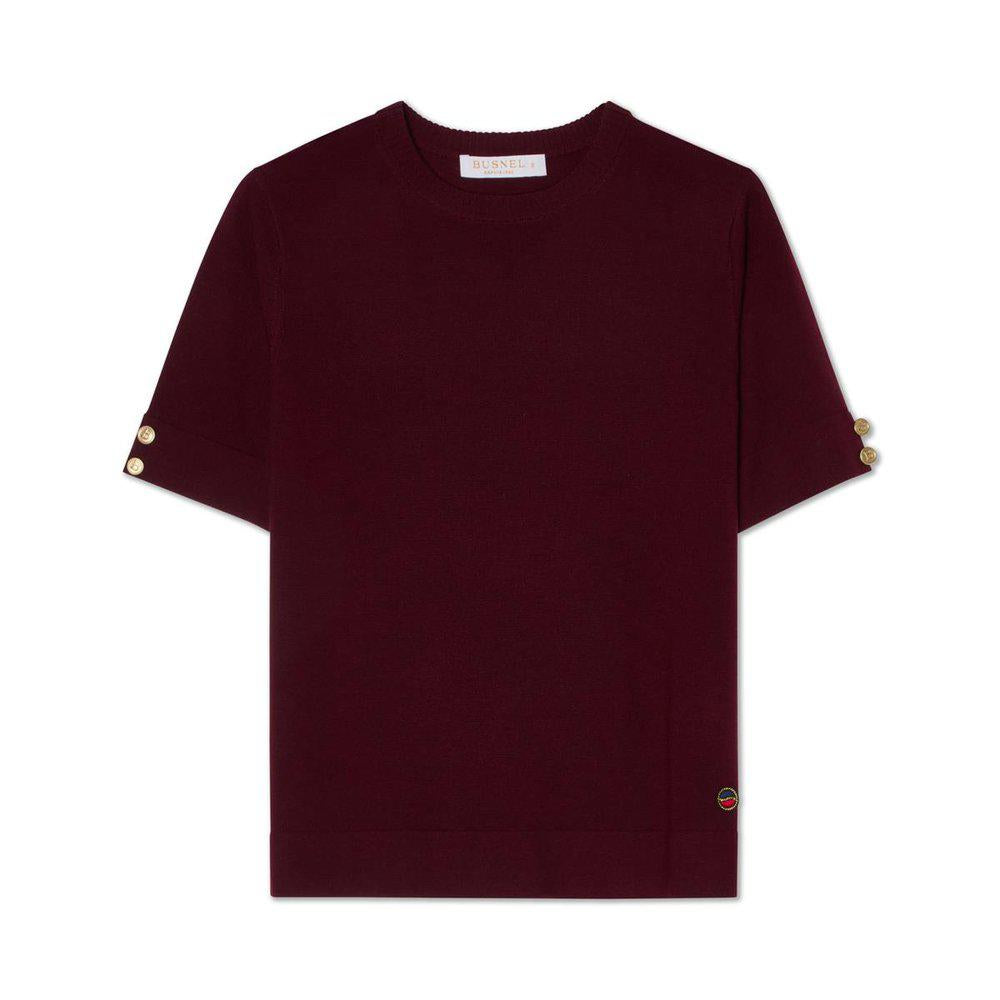 Busnel Lucca Top Bluse Bordeaux - chrismoa.no
