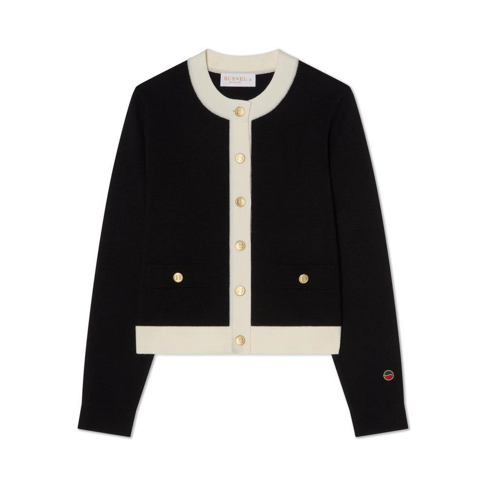 Busnel Aria Cardigan Contra Genser Sort - chrismoa.no